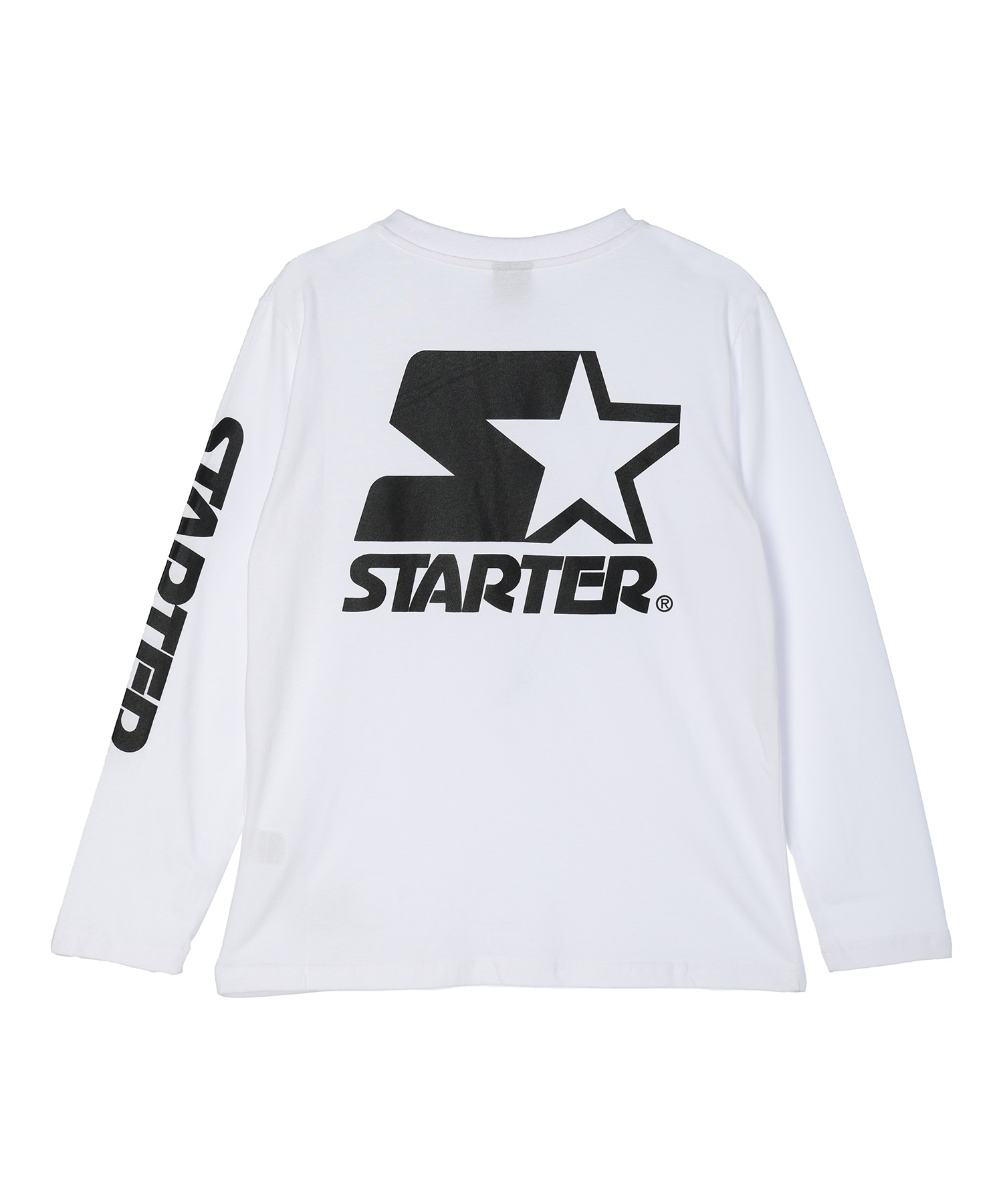 STARTER スターター LOGO STBL-LSTK01 キッズ 長袖Tシャツ(WHITE-130)
