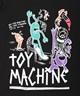 TOY MACHINE トイマシーン PTEE TOY MACHINE ERIC LST 23A960-42 キッズ 長袖Tシャツ(BK-130)