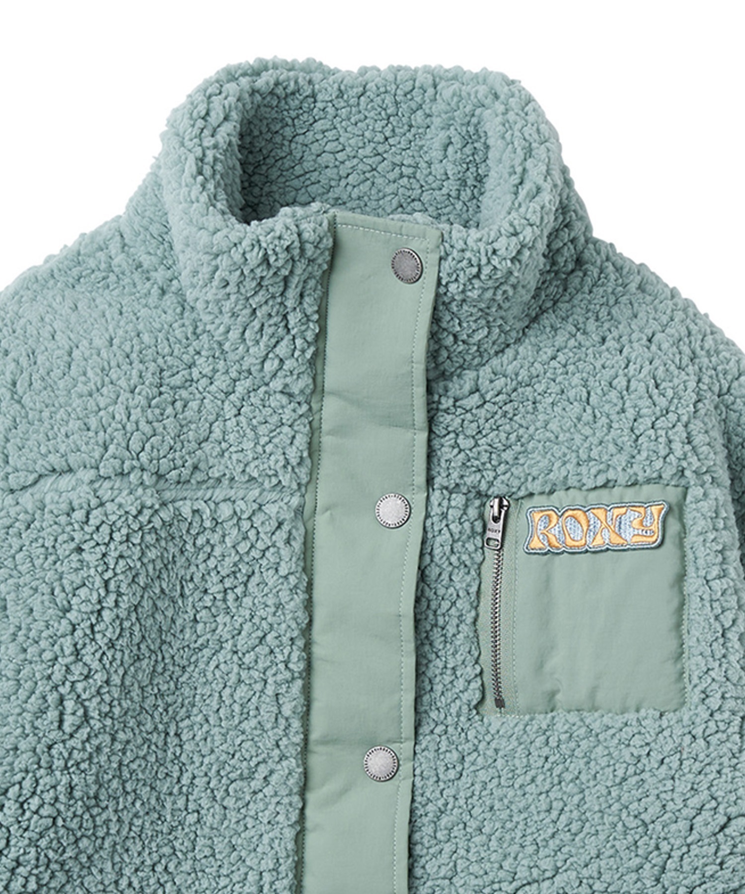 ROXY/ロキシー キッズ MINI UPON US ZIP ボアジャケット アウター TJK234083(NAT-130cm)