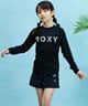 【クーポン対象】ROXY ロキシー キッズ ラッシュガード Tシャツ 長袖 ロンT UVカット TLY241107(WHT-130cm)