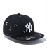 NEW ERA/ニューエラ Youth 9FIFTY Splash Embroidery ニューヨーク・ヤンキース ブラック キッズ キャップ 13762758(BLK-YTH)