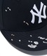 NEW ERA/ニューエラ Youth 9FIFTY Splash Embroidery ニューヨーク・ヤンキース ブラック キッズ キャップ 13762758(BLK-YTH)