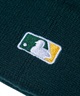 NEW ERA/ニューエラ Kid's ベーシック カフニット MLB Team Logo オークランド・アスレチックス ブリティッシュグリーン キッズ ビーニー ニット帽 13762882(BGRN-FREE)