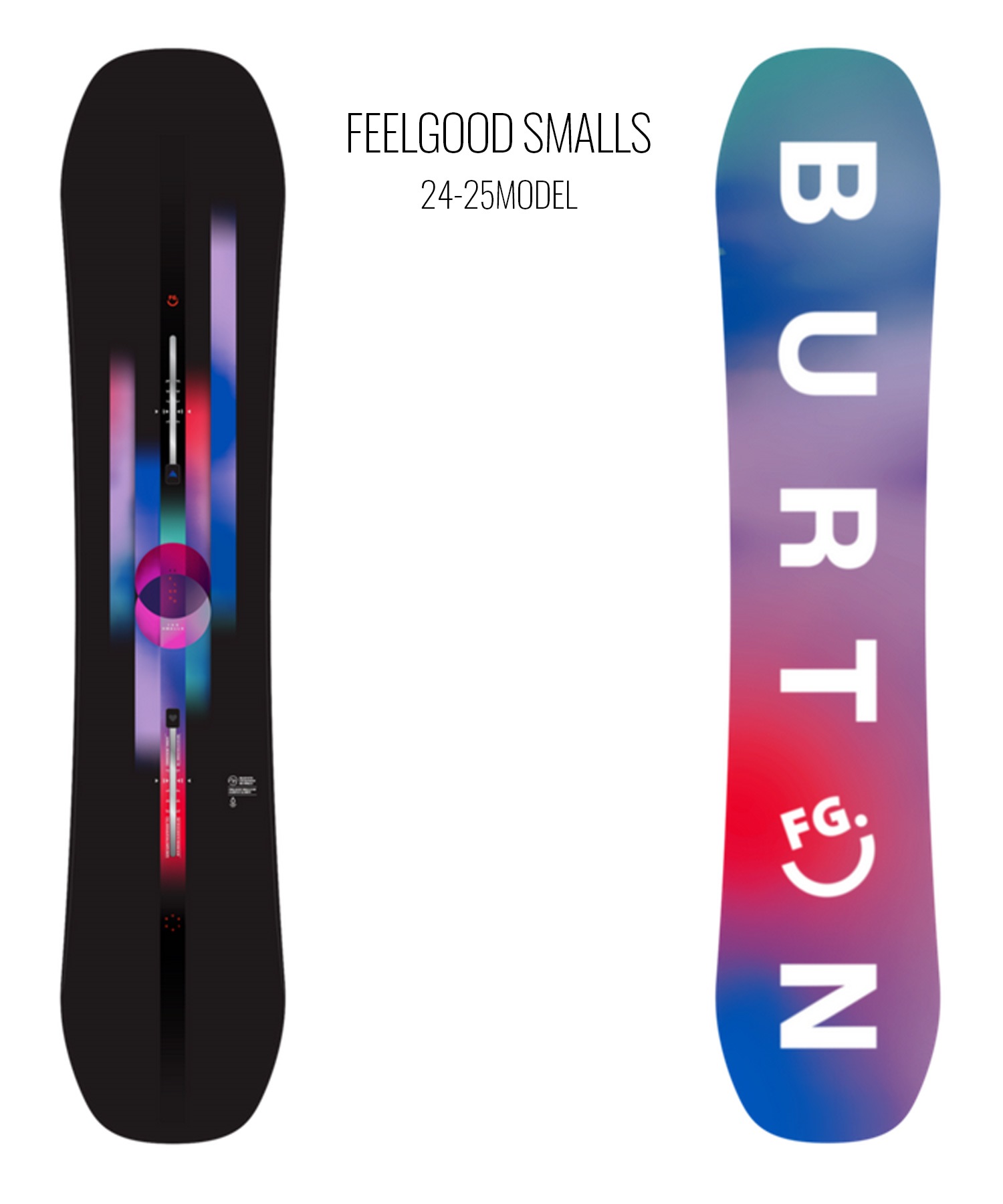 BURTON バートン スノーボード 板 キッズ ジュニア FEELGOOD SMALLS ムラサキスポーツ 24-25モデル LL E23(ONECOLOR-130cm)