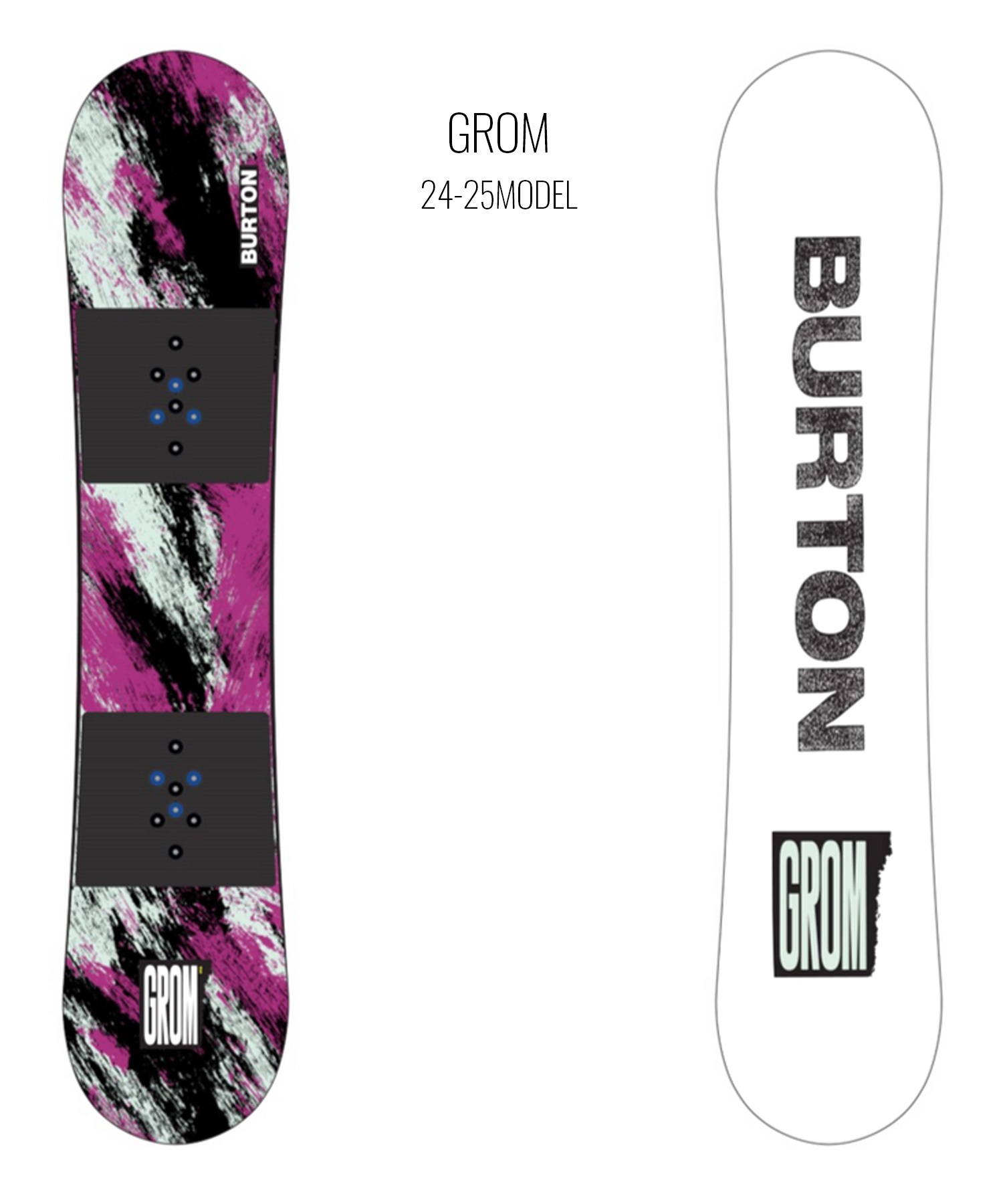 BURTON バートン スノーボード 板 キッズ GROM ムラサキスポーツ 24-25モデル LL E23(PPTE-110cm)