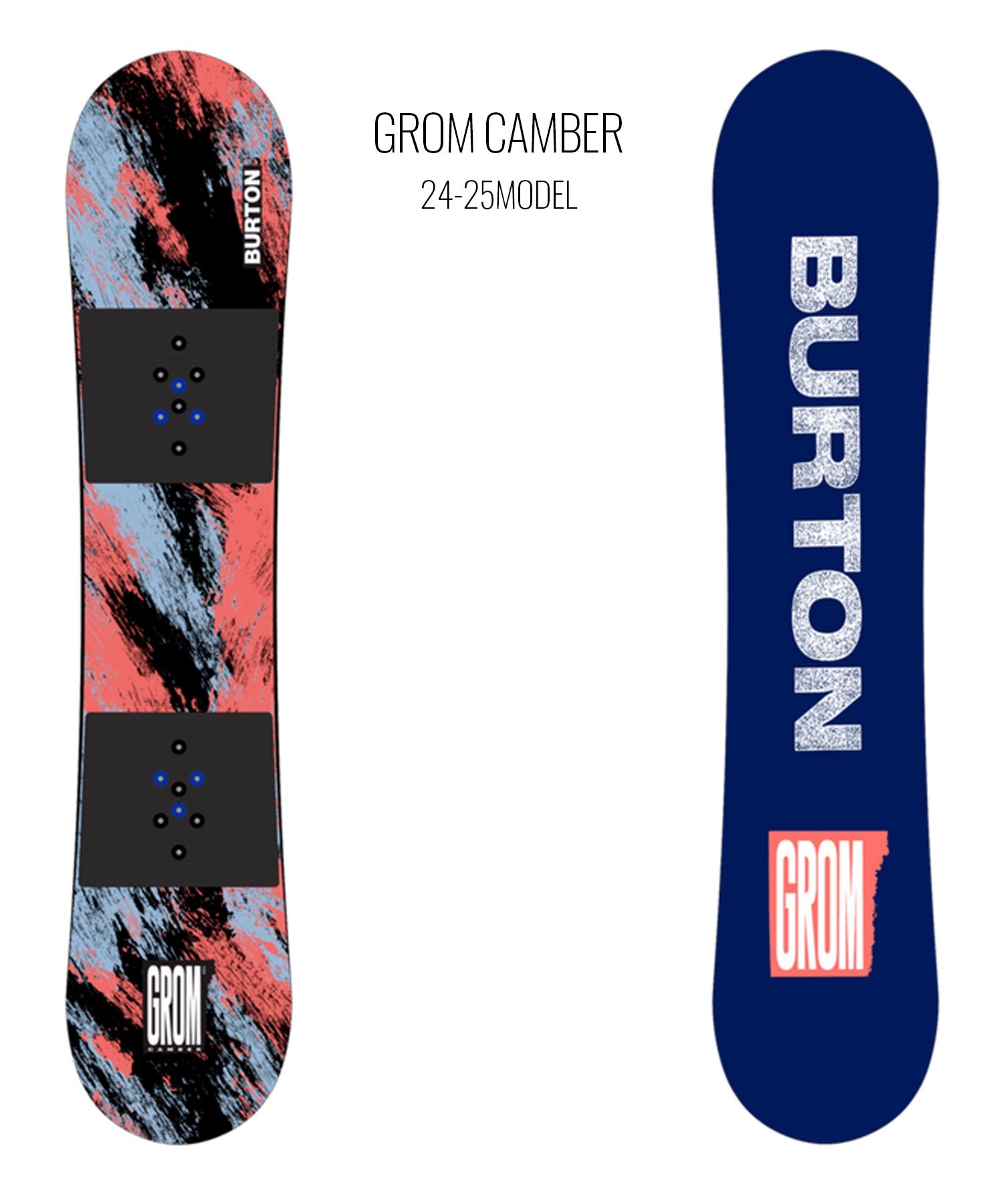 BURTON バートン スノーボード 板 キッズ GROM CAMBER ムラサキスポーツ 24-25モデル LL E23 スノーボード｜ムラサキスポーツオンラインストア  通販