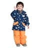 スノーボード ウェア 2点セット キッズ RESEEDA レセーダ TODDLER SUIT RES56005 23-24モデル ムラサキスポーツ KK I21(ORNBLU-100cm)