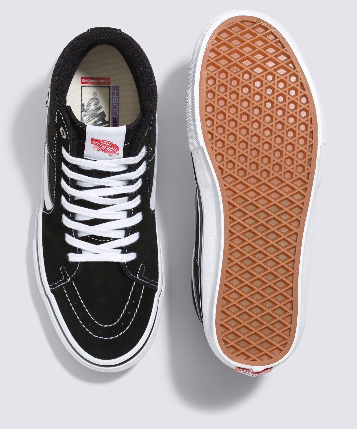 VANS/バンズ スケシュー SKATE SK8-HI スケート スケートハイ VN0A5FCCY28/ 0142901305102(BK/WT-23.0cm)