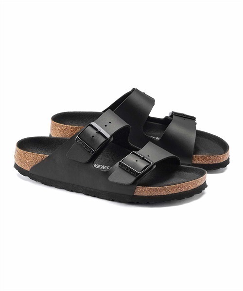 BIRKENSTOCK/ビルケンシュトック Arizona BF  アリゾナ ビルコフロー サンダル コンフォート コルク Narrow width ナロー幅 1019069(BLACK-23.0cm)