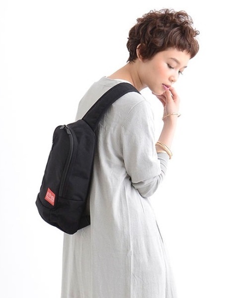 Manhattan Portage/ マンハッタンポーテージ Little Italy Crossbody Bag MP1927 メンズ レディース ワンショルダーバッグ 斜め掛け KK1 B2(BK-F)