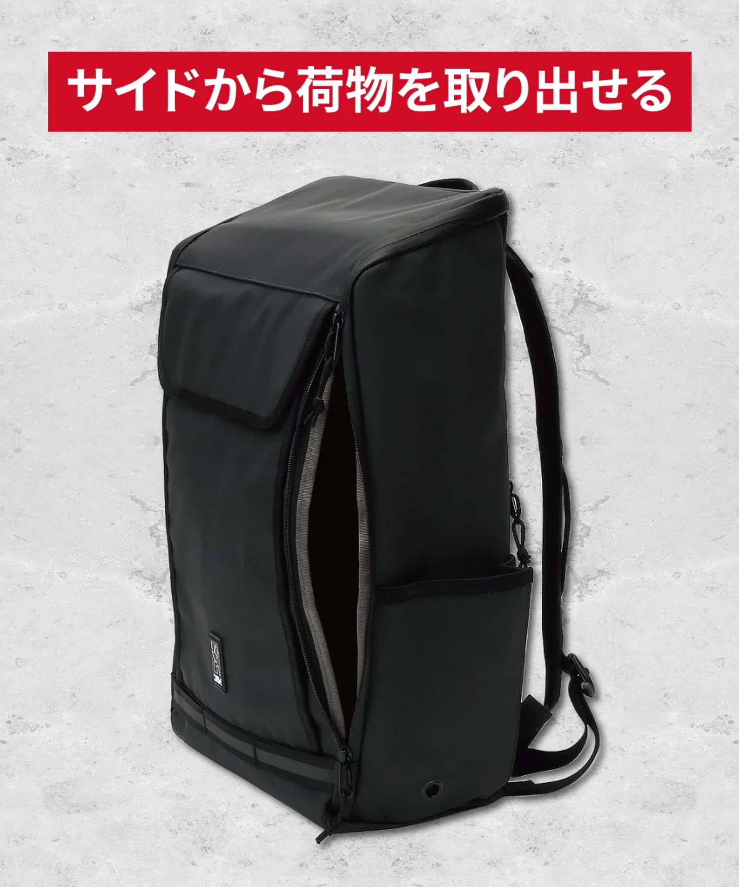 CHROME/クローム VOLCAN BACKPACK PLUS ボルカン バックパック リュック 防水 JP199BLKX(BLKX-32L)