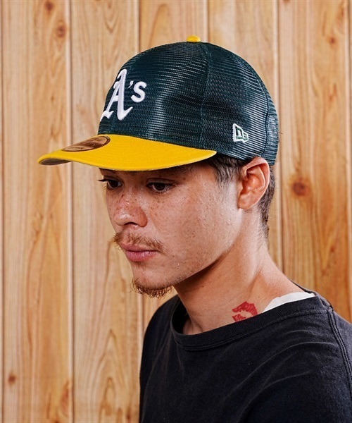 NEW ERA/ニューエラ キャップ 9FIFTY MLB All Mesh オークランド