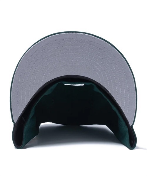 NEW ERA/ニューエラ キャップ LP 59FIFTY Gray Under Visor オークランド・アスレチックス ダークグリーン グレーアンダーバイザー キャップ 13750550(DGRN-714)