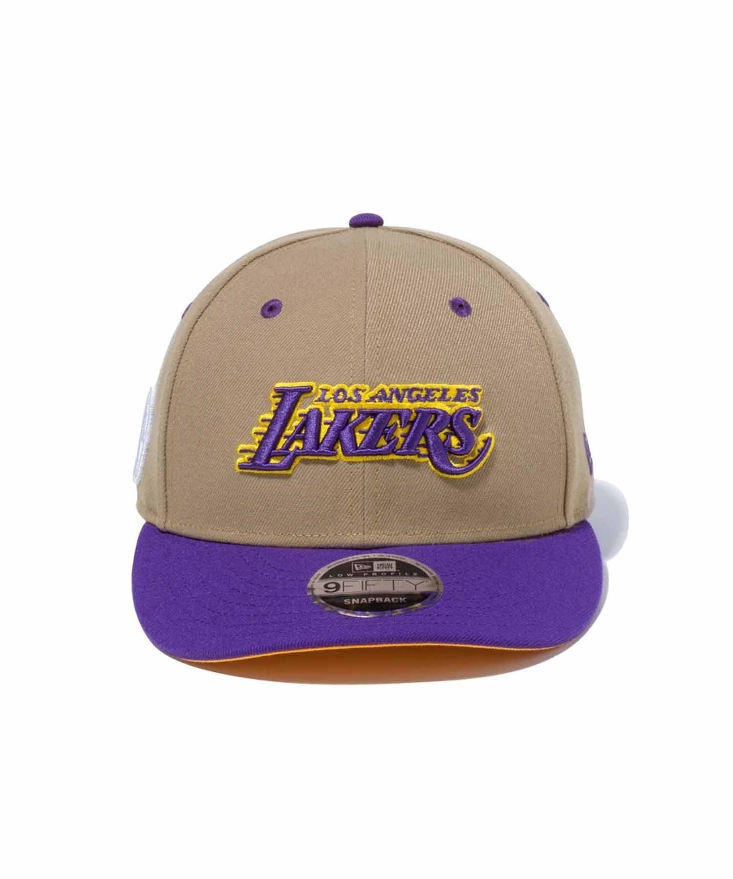 NEW ERA/ニューエラ キャップ LP 9FIFTY NBA Color Custom ロサンゼルス・レイカーズ ペブル 13750858(PBLPU-FREE)