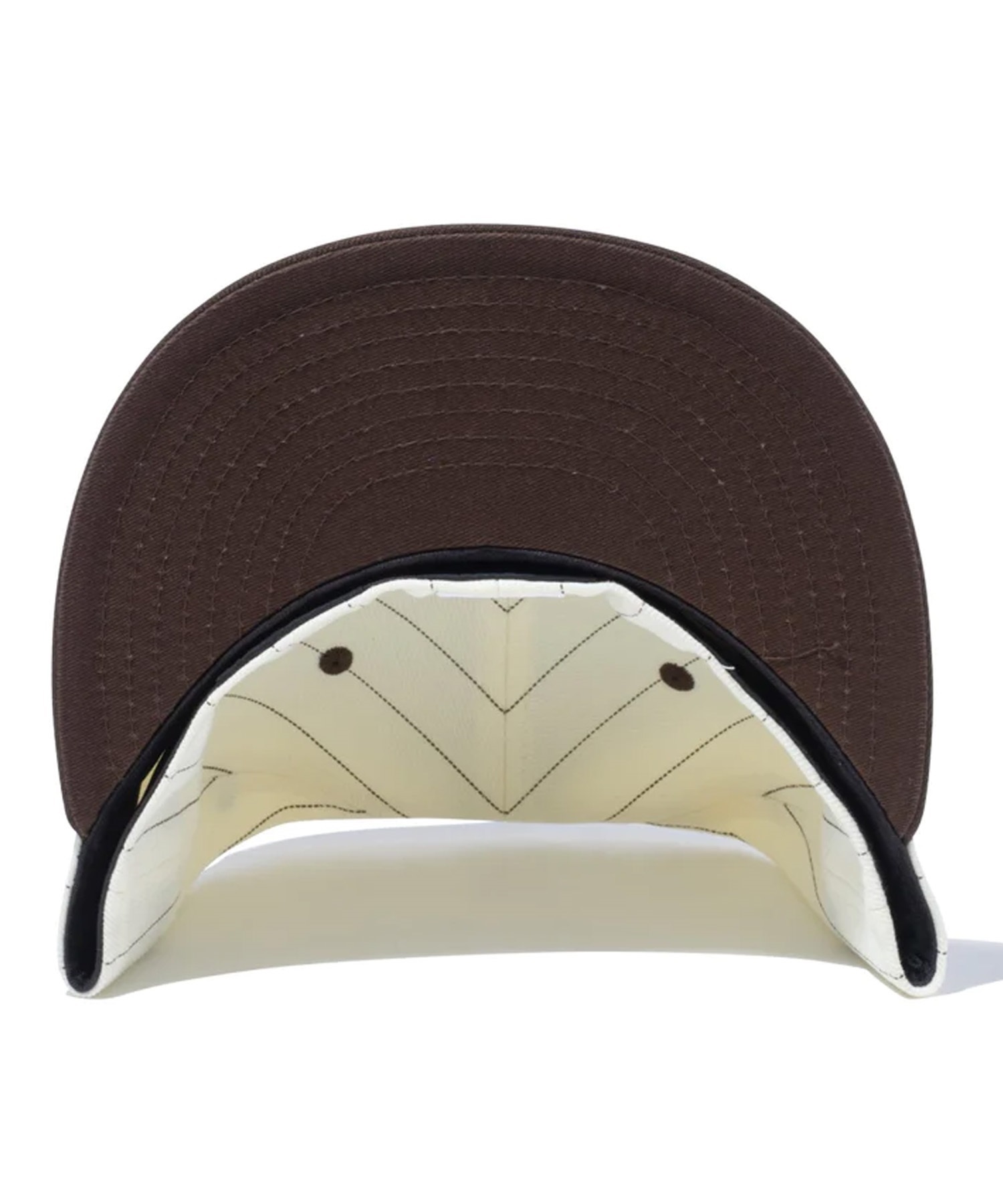 NEW ERA/ニューエラ 59FIFTY Pinstripe ピンストライプ サンディエゴ・パドレス クロームホワイト ウォルナットバイザー キャップ 帽子 13751120(WTWAL-7)