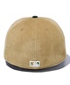 NEW ERA/ニューエラ 59FIFTY MLB Corduroy コーデュロイ ロサンゼルス・ドジャース ベージュ ダークグリーンバイザー キャップ 帽子 13751148(BGGRN-7)