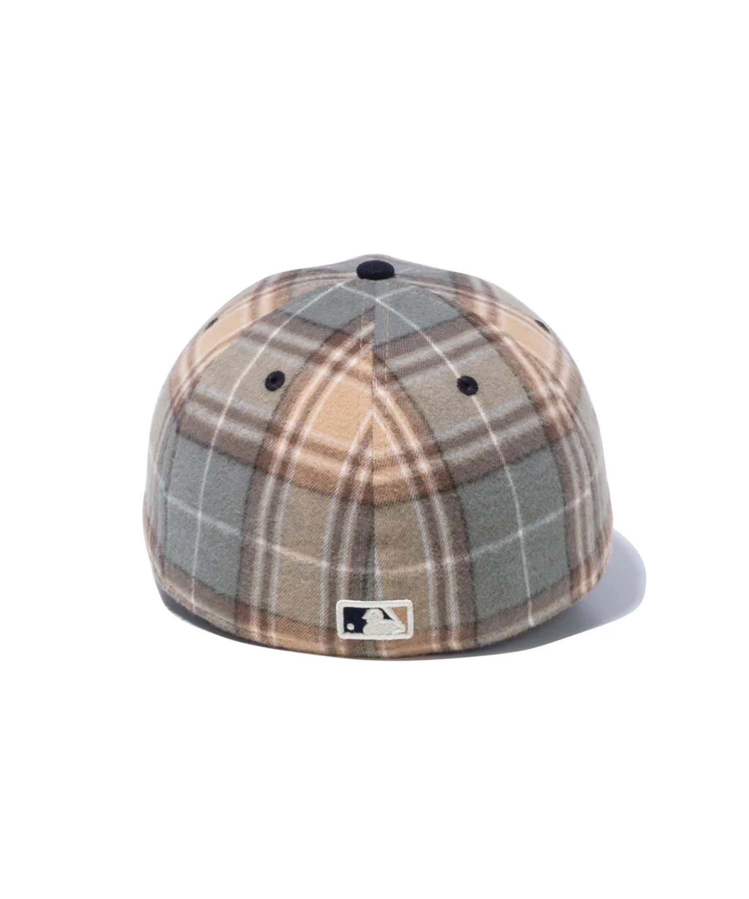 NEW ERA/ニューエラ LP 59FIFTY MLB Plaid タータンチェック ニューヨーク・ヤンキース キャップ 13750864(NVY-7)