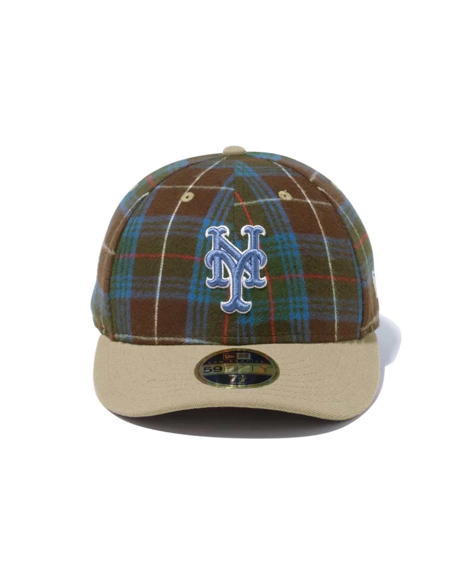 NEW ERA/ニューエラ LP 59FIFTY MLB Plaid タータンチェック ニューヨーク・メッツ キャップ 13750866(BKHA-7)