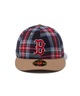 NEW ERA/ニューエラ LP 59FIFTY MLB Plaid タータンチェック ボストン・レッドソックス キャップ 13750872(KHA-7)