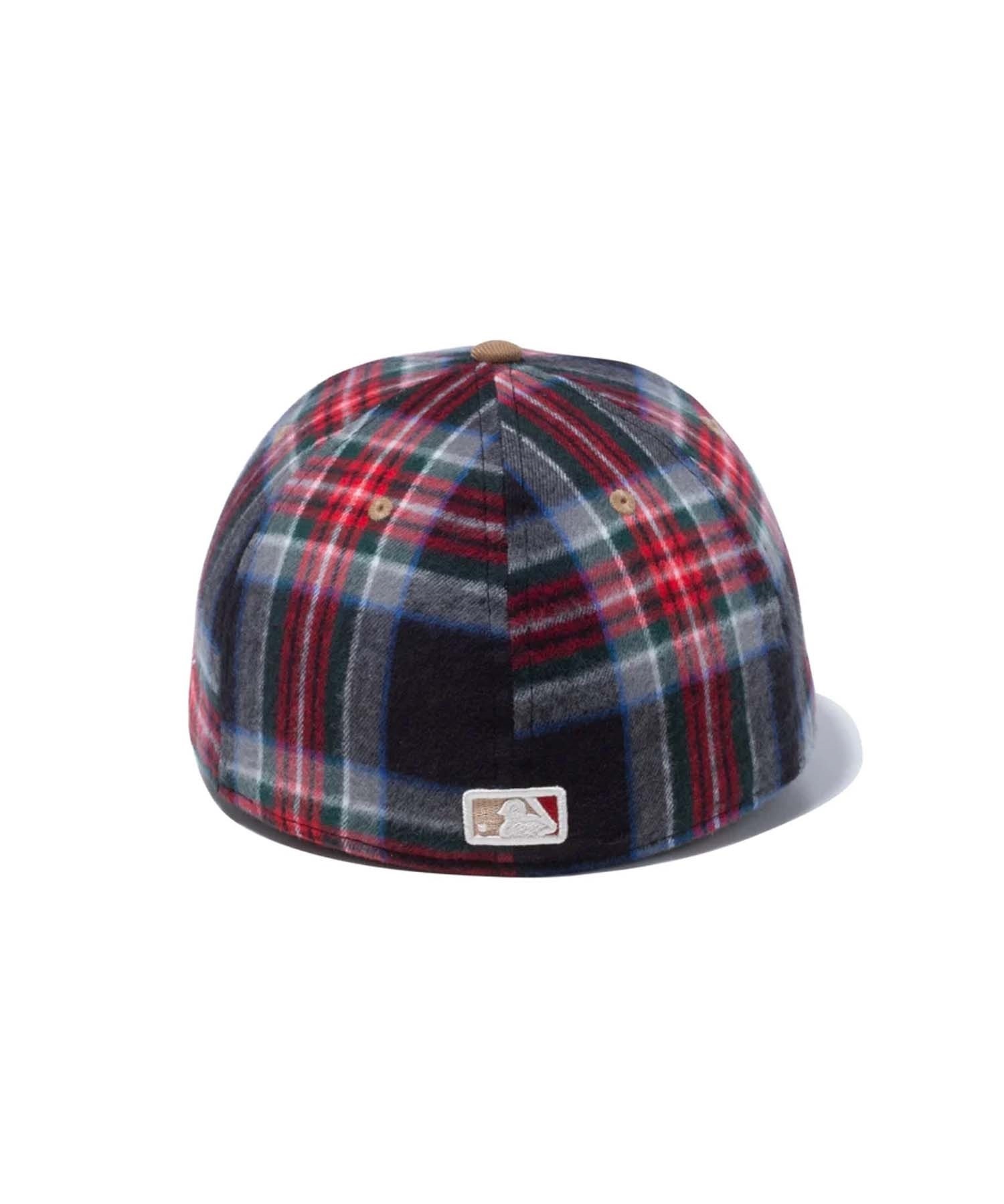 NEW ERA/ニューエラ LP 59FIFTY MLB Plaid タータンチェック ボストン・レッドソックス キャップ 13750872(KHA-7)