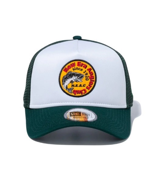 NEW ERA/ニューエラ キャップ 9FORTY A-Frame トラッカー Angler Club バスフィッシング ダークグリーン ニューエラアウトドア  13516253 キャップ｜ムラサキスポーツオンラインストア 通販