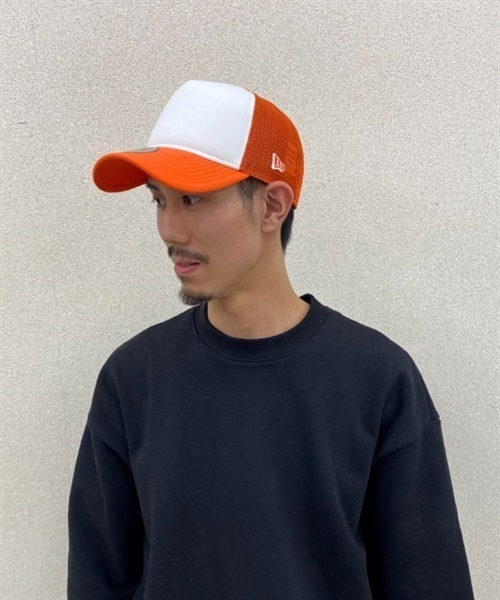 NEW ERA/ニューエラ キャップ 9FORTY A-Frame Trucker BASIC メッシュキャップ 13751407(ORG-F)