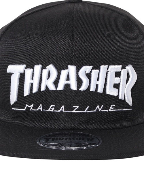 THRASHER/スラッシャー THR-C03 メンズ 帽子 キャップ KK D6(BKBK-F)