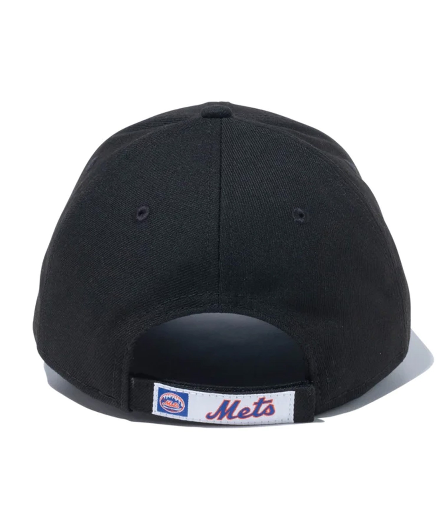 NEW ERA/ニューエラ 9FORTY MLB ニューヨーク・メッツ ウーブンパッチ ブラック キャップ 帽子 フリーサイズ 14109665(BLK-FREE)
