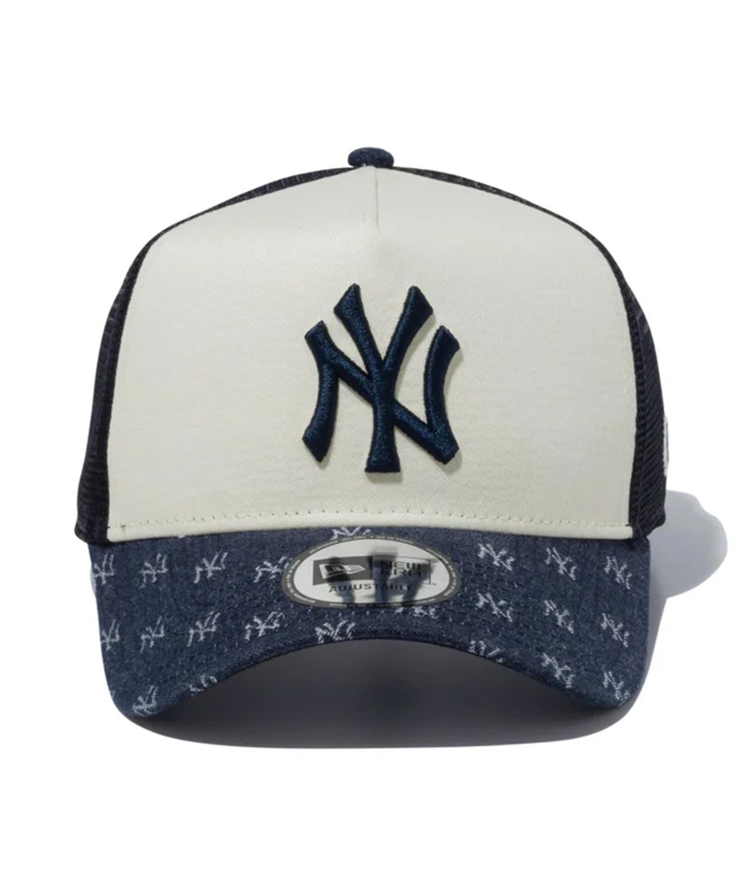 NEW ERA ニューエラ キャップ 帽子 9FORTY A-Frame トラッカー MLB Jacquard ニューヨーク・ヤンキース ネイビー  クローム 14109686 キャップ｜ムラサキスポーツオンラインストア 通販