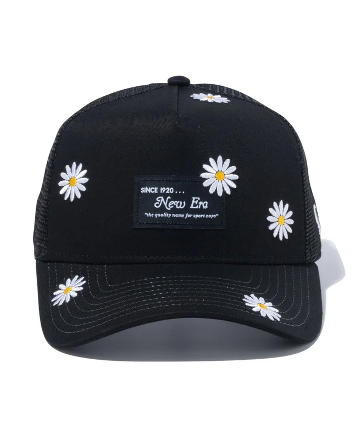 NEW ERA ニューエラ キャップ 帽子 9FORTY A-Frame トラッカー Flower Embroidery ウーブンパッチ ブラック  14109724 キャップ｜ムラサキスポーツオンラインストア 通販