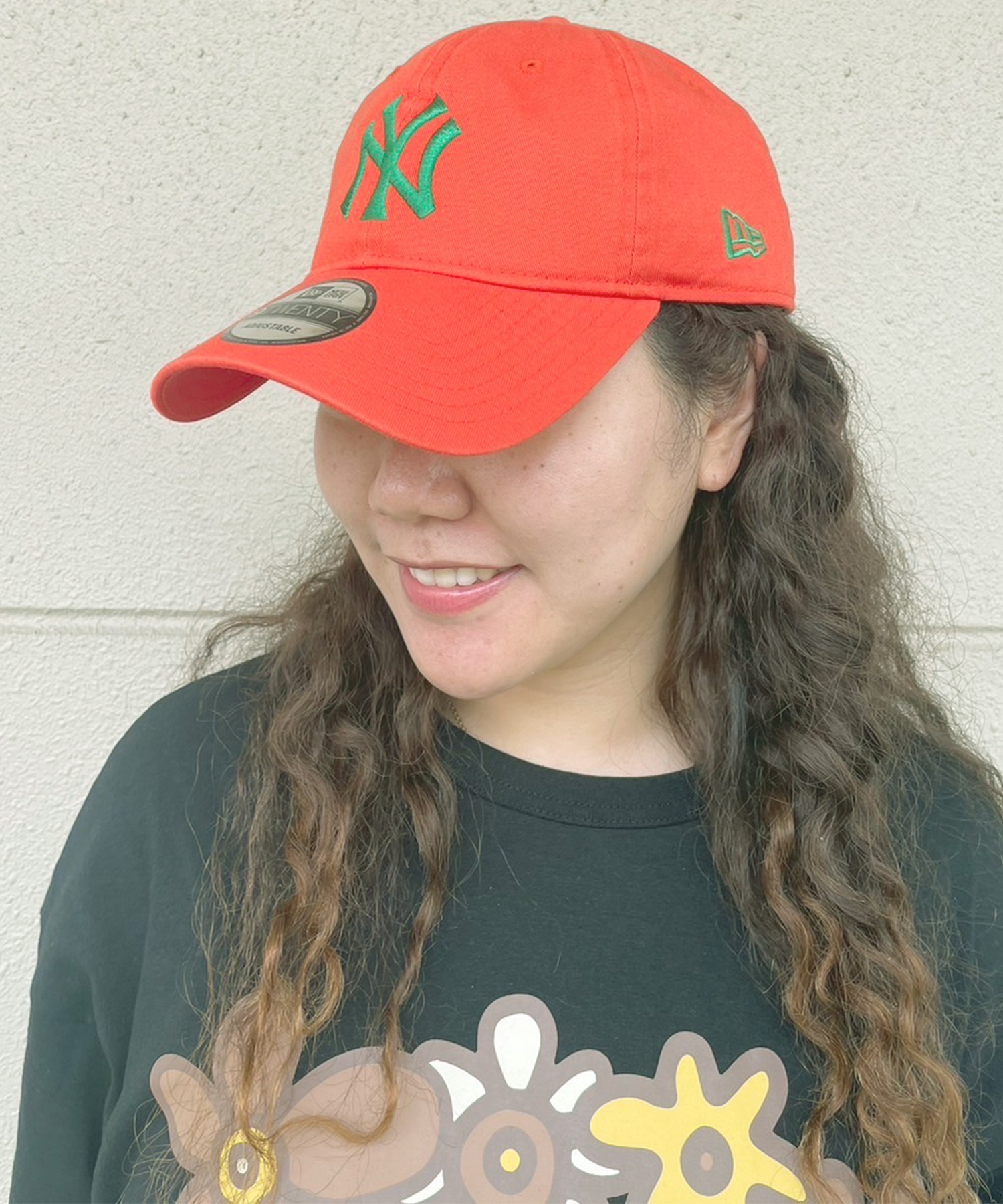 NEW ERA/ニューエラ 9TWENTY ニューヨーク・ヤンキース オレンジ×グリーン キャップ 帽子 14324553 ムラサキスポーツ限定(ORG-FREE)