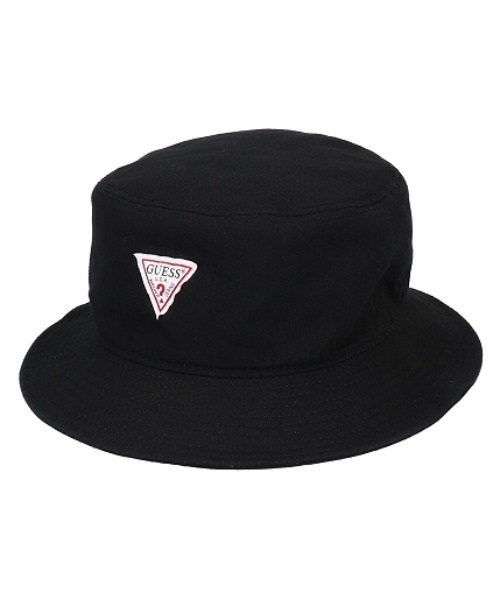 GUESS ゲス TWILL BUCKET ツイルバスケット 195115004 ユニセックス ハット HH1 D24(01BK-F)