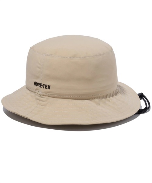 NEW ERA/ニューエラ アドベンチャーライト GORE-TEX PACLITE ゴアテックスパックライト ベージュ 13058887 帽子 ハット サファリ バケットハット JJ1 C24(BGEBK-ML)