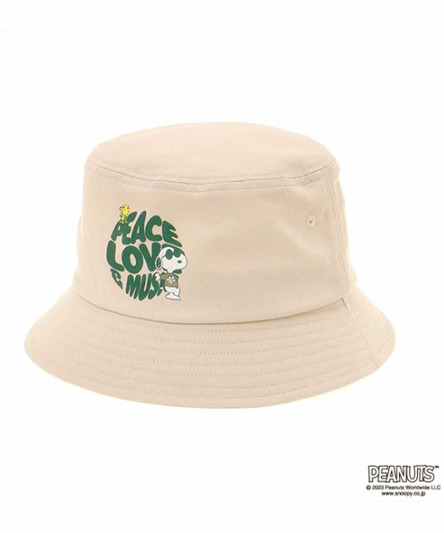 Manhattan Portage/マンハッタンポーテージ Peanuts Bucket Hat スヌーピー コラボ バケットハット バケハ 帽子 フリーサイズ MP226(BK/GR-FREE)