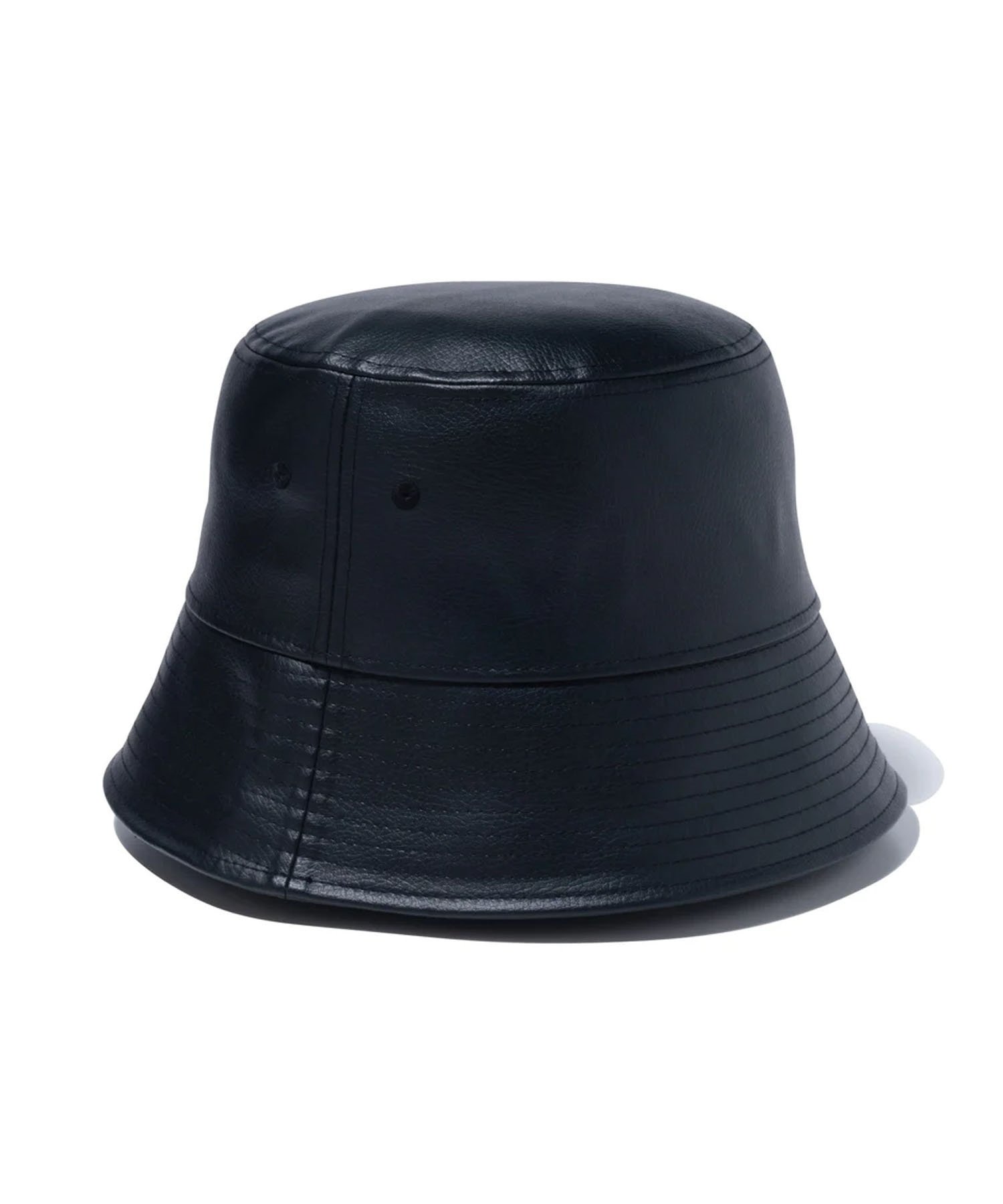 NEW ERA/ニューエラ ハット バケット01 Sailor Brim セーラーブリム Synthetic Leather シンセティックレザー バケットハット 13750919(BLK-SM)