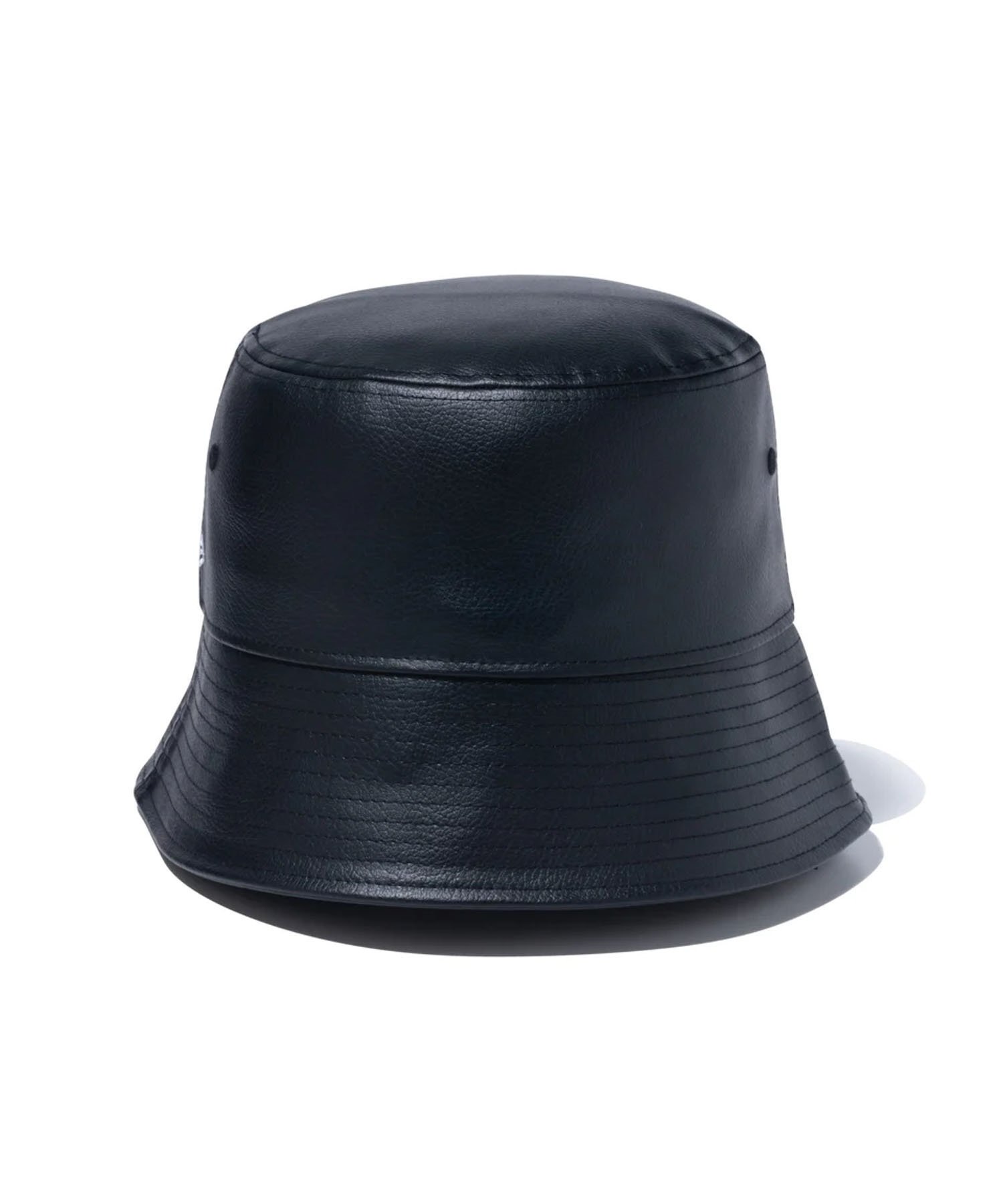 NEW ERA/ニューエラ ハット バケット01 Sailor Brim セーラーブリム Synthetic Leather シンセティックレザー バケットハット 13750919(BLK-SM)