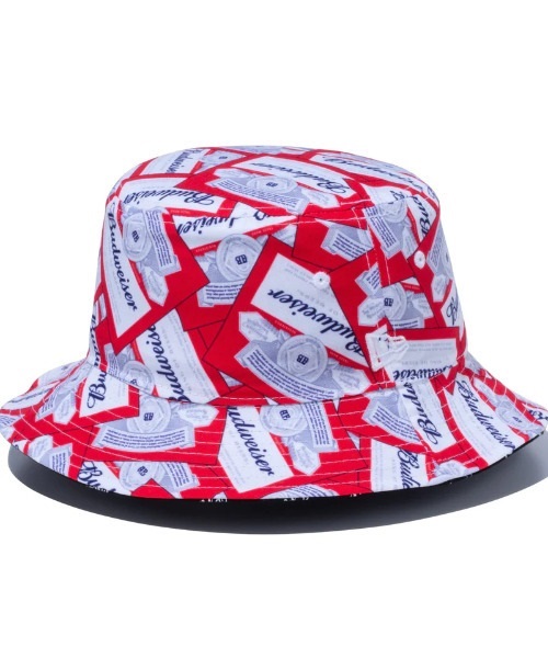 NEW ERA ニューエラ バケット01 Budweiser バドワイザー リバーシブル 13534522 帽子 ハット バケットハット ユニセックス KK1 D13(BKRD-SM)