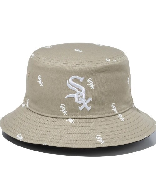 NEW ERA/ニューエラ ハット バケット01 MLB Reversible Hat リバーシブル シカゴ・ホワイトソックス ブラック/ペブル 13515829(BKPBL-SM)