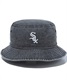 NEW ERA/ニューエラ ハット バケット01 シカゴ・ホワイトソックス アシッドウォッシュ ブラック MLB 13515830(BLK-SM)