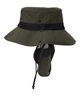 POLER ポーラー 2WAY SUNGUARDLONGBRIM 241MCV0332-OLV ハット アウトドア(OLIVE-F)