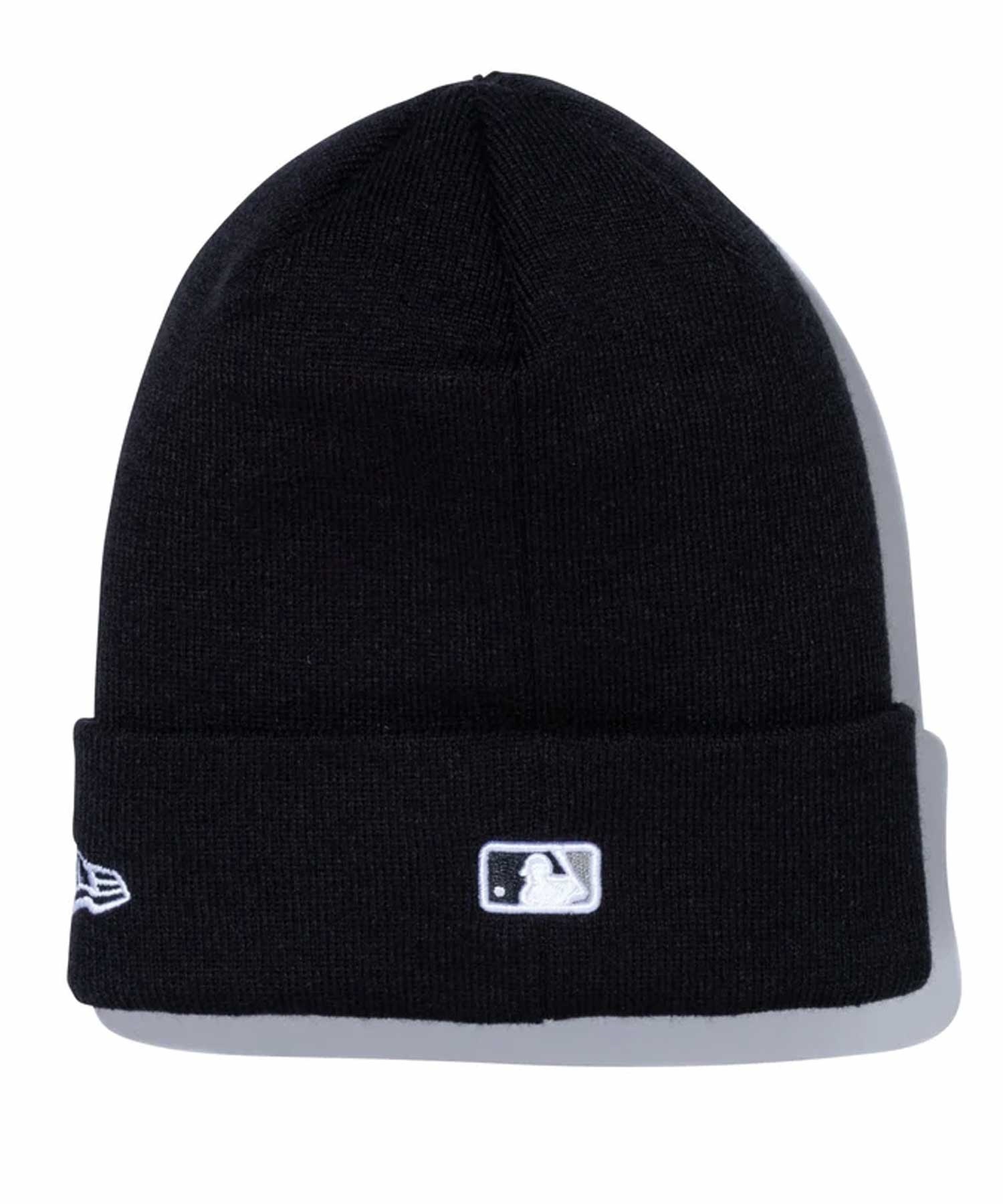 NEW ERA/ニューエラ ビーニー ベーシック カフニット MLB Team Logo ニューヨーク・ヤンキース ブラック 13751342(BLK-FREE)