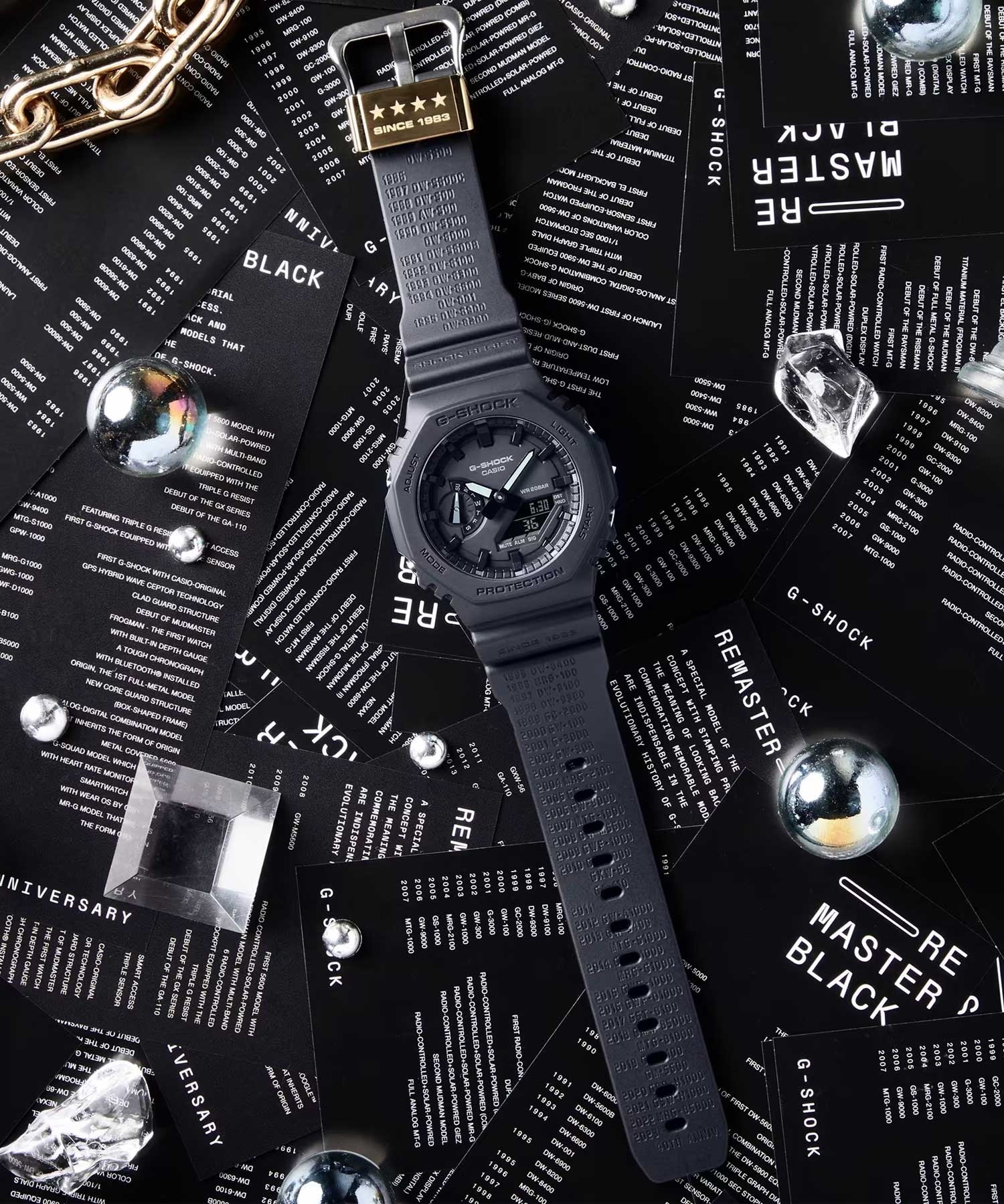G-SHOCK/ジーショック 腕時計 40th Anniversary REMASTER BLACK GA-2140RE-1AJR(BK-FREE)