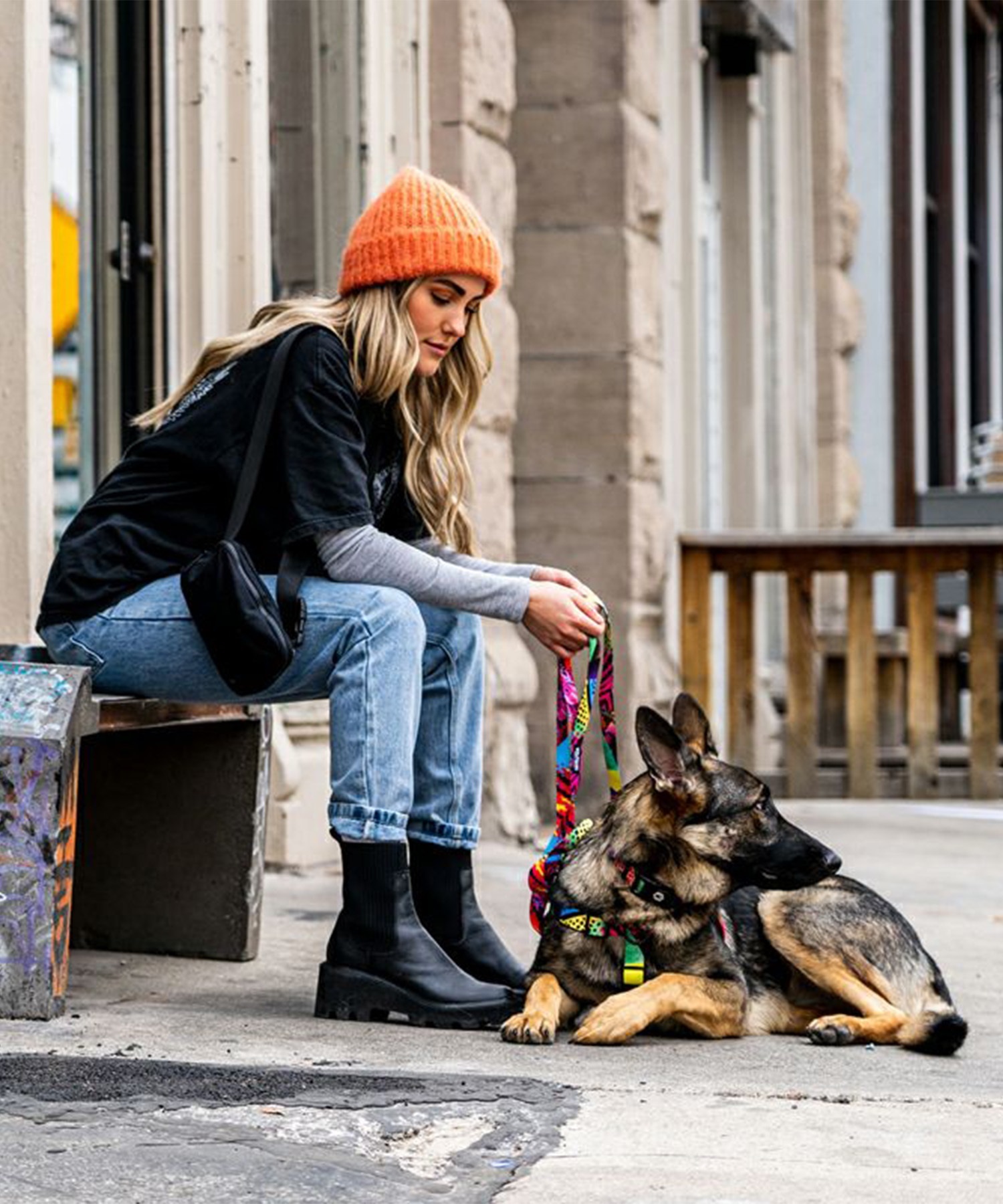 WOLFGANG ウルフギャング 犬用 首輪 RetroFit COLLAR Sサイズ 超小型犬用 小型犬用 レトロフィット カラー マルチカラー WC-001-78(MULTI-S)