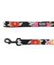 WOLFGANG ウルフギャング 犬用 リード DarkFloral LEASH Lサイズ 中型犬用 大型犬用 ダークフローラル リーシュ 花柄 ブラック WL-003-00(BL-L)