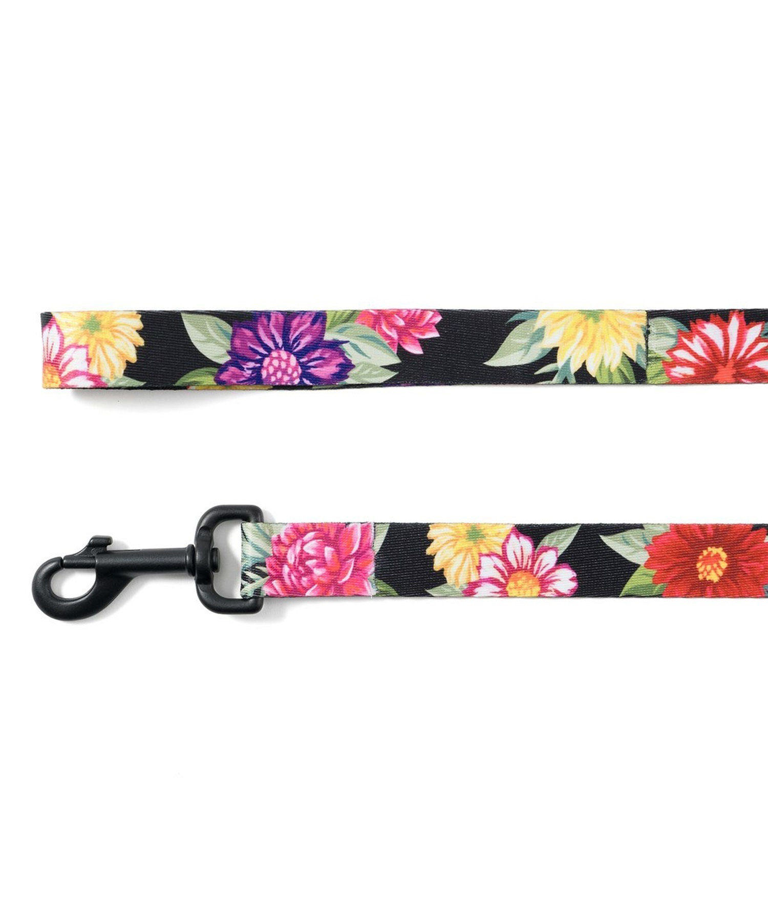 WOLFGANG ウルフギャング 犬用 リード DarkFloral LEASH Lサイズ 中型犬用 大型犬用 ダークフローラル リーシュ 花柄 ブラック WL-003-00(BL-L)