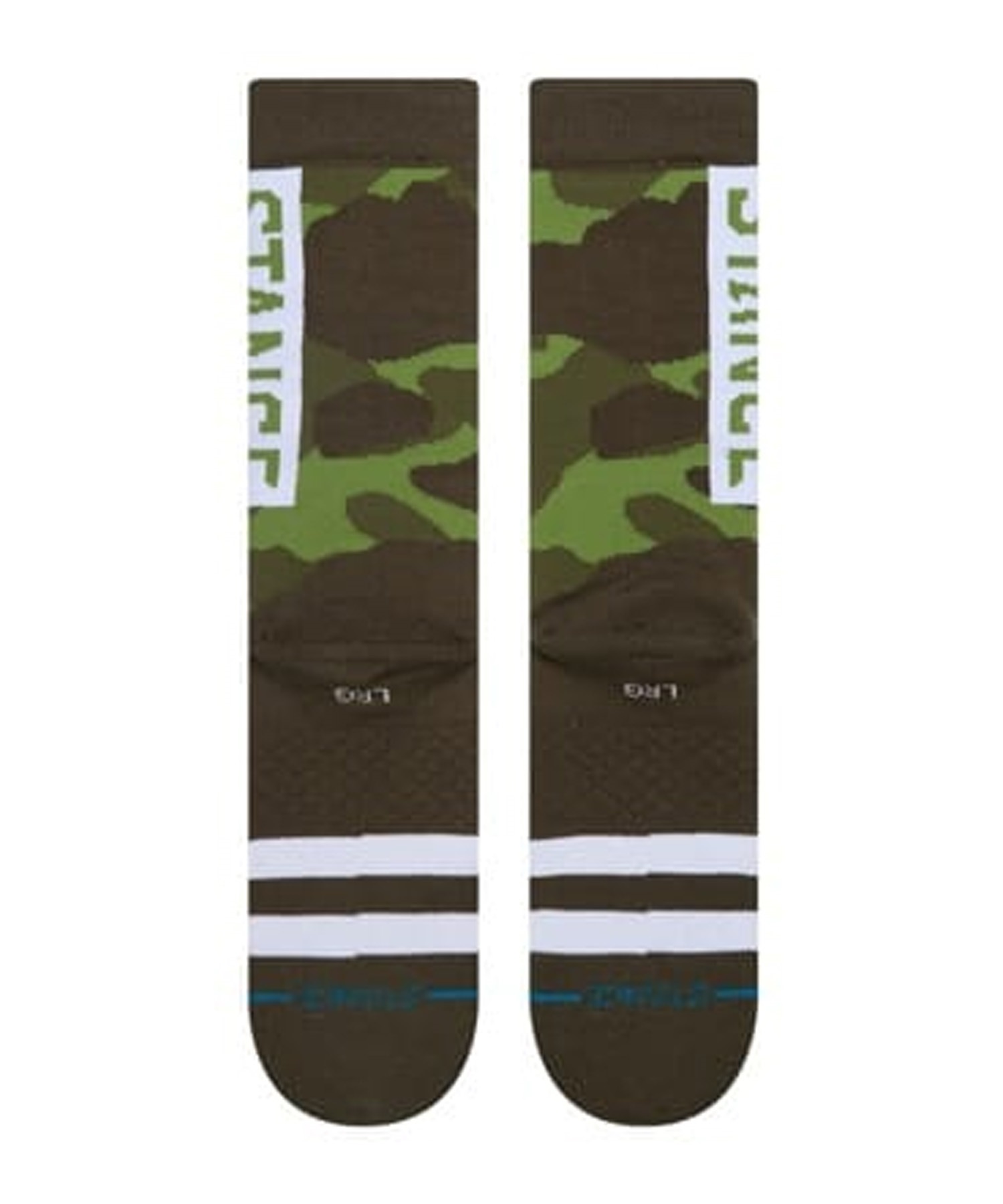 STANCE スタンス OG ソックス 靴下 定番 ロゴ 迷彩柄 カモ柄 M556D17OGG#CAM(CAMO-S)