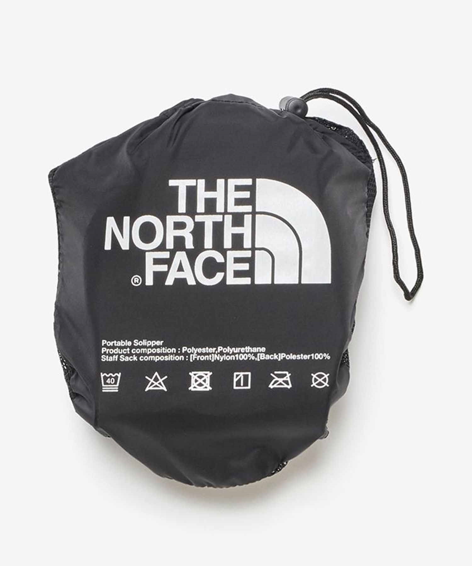 THE NORTH FACE/ザ・ノース・フェイス PORTABLE SOLIPPER ポータブル ソリッパー 靴下 ソックス NN82370(KK-S)