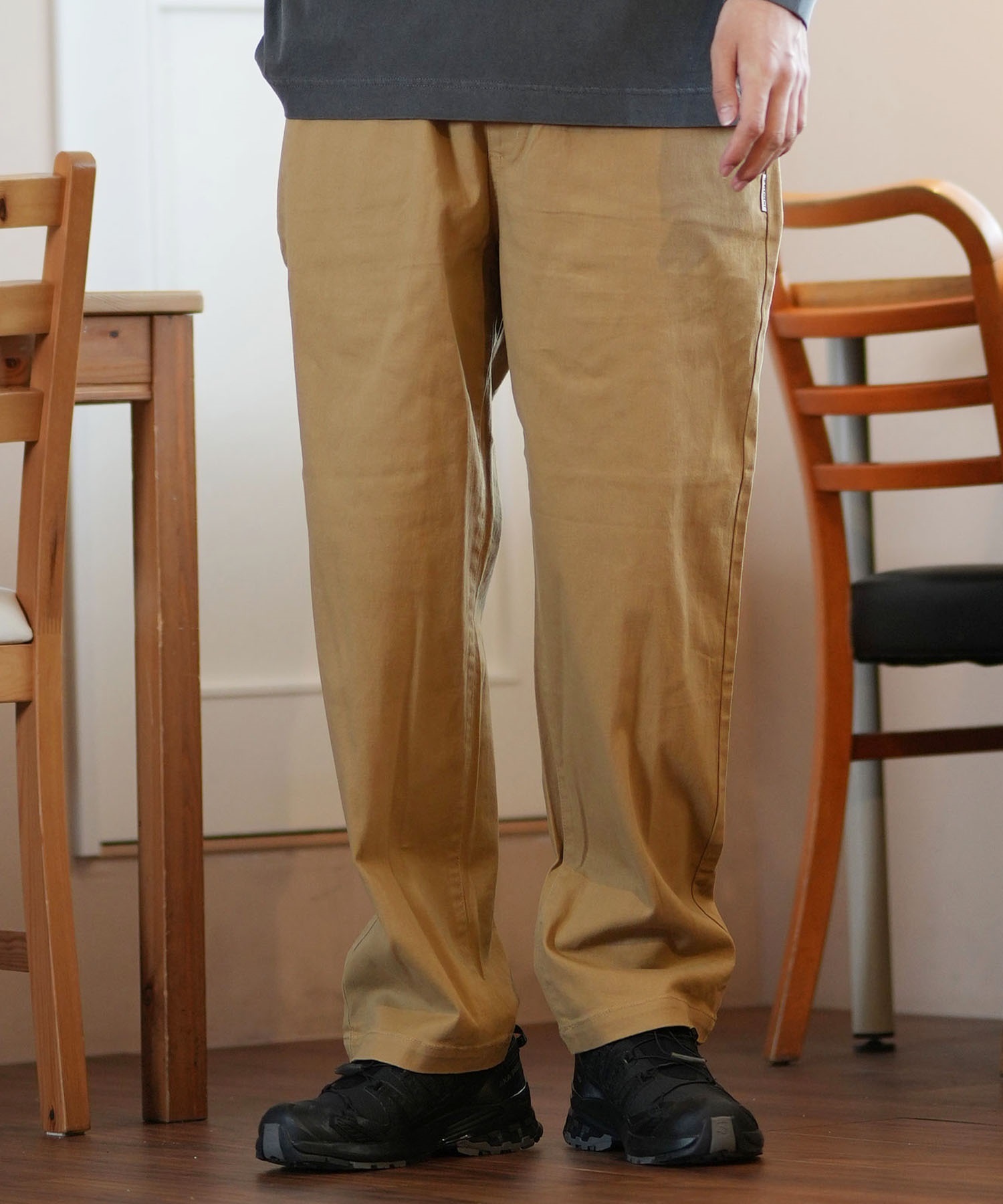 ELEMENT エレメント ロングパンツ メンズ SHOD PANTS STD CHINO スタンダード チノ ストレッチ BE022-714(BEG-M)