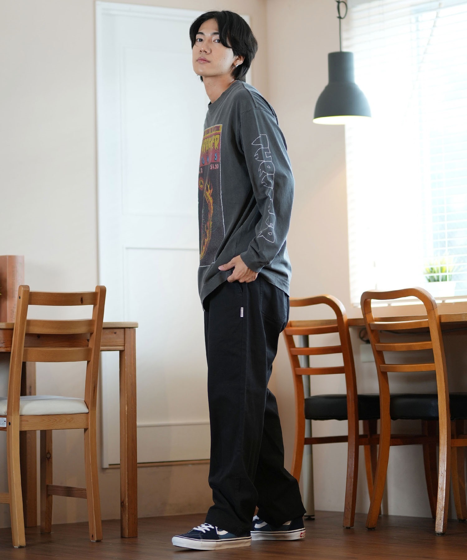 ELEMENT エレメント ロングパンツ メンズ SHOD PANTS STD CHINO スタンダード チノ ストレッチ BE022-714(BEG-M)