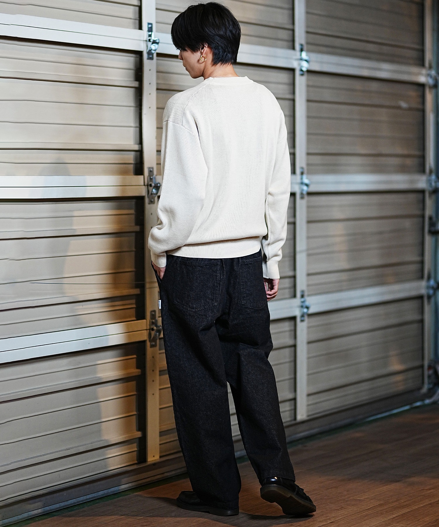 ELEMENT エレメント ロングパンツ デニム メンズ ワイドシルエット SHOD PANTS HAMMER BE022-703(RIG-M)